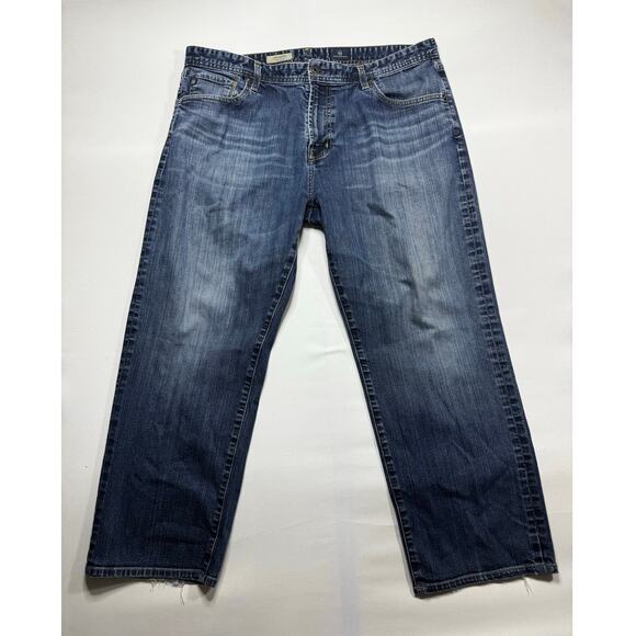 AG Adriano Goldschmied Men's The Graduate Tailored Leg Blue Jeans - Size 38x27.5 - Picture 1 of 6